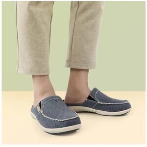 Geckoman Men's Canvas Orthopedic Canvas Slippers new